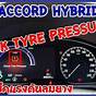 2001 Honda Accord Tire Pressure