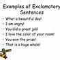 Exclamatory Sentences Worksheet Second Grade