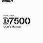 Nikon D500 User Manual Download