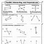 Parallel Lines And Transversals Worksheets