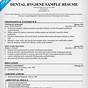 Dental Hygiene Resume Samples