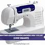 Brother Sewing Machine Xl2600i Manual