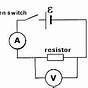 Parallel Circuit Diagram With Ammeter And Voltmeter