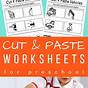 Cut And Paste Worksheets Printable