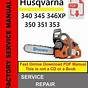 Husqvarna 345 Chainsaw Manual
