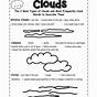 Clouds Worksheet 2nd Grade Match