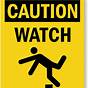 Printable Watch Your Step Sign