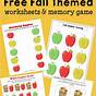Fall Worksheets For Preschool Free