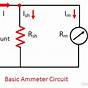Analog Ammeter Circuit Diagram