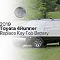 2017 Toyota 4runner Key Fob Battery Type