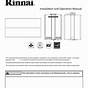 Rinnai Boiler Manual