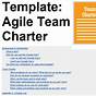 Agile Team Charter Template