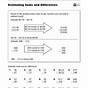 Estimating Difference Worksheets For Grade 3