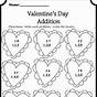 Valentine Math Coloring Worksheets