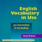 Intermediate Vocabulary In Use