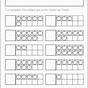 Kindergarten Ten Frame Worksheets
