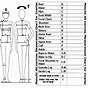 Female Tailoring Measurement Chart