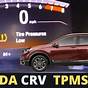 2018 Honda Crv Reset Tire Pressure