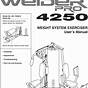 Weider Pro 9940 Parts List
