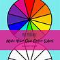 Color Wheel Chart Printable