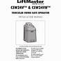 Liftmaster Gate Operator Manual