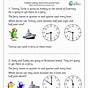 Problem Solving Time Worksheets