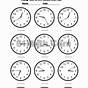 Telling Time To The 5 Minutes Worksheets Free