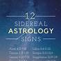 True Sidereal Astrology Chart