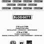Blodgett Ctb-1 Parts Manual