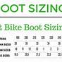 Dirt Bike Boot Size Chart
