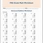 Math Facts For 5th Graders