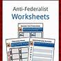 Federalist Anti Federalist Worksheet