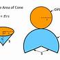 Surface Area Of Cones Worksheets