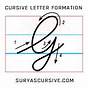 Letter G In Cursive Writing