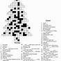 Free Holiday Crossword Puzzles Printable
