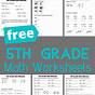 Fun Fifth Grade Math Worksheets