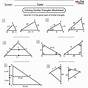 Identifying Triangles By Sides Worksheet