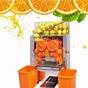 Orange Electric Juicer Machine