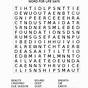 Creation Word Search Puzzle Printable