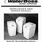 Waterboss Model 900 Manual