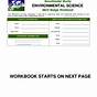 Environmental Merit Badge Worksheet