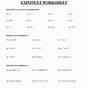Exponent Worksheet With Answers