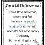 Winter Poetry For First Grade