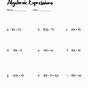 Expression Math Worksheet