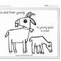 Goat Worksheet For Kindergarten