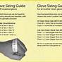 Glove Size Chart Usa