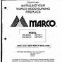 Marco Fireplace 792 Manual