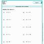 Expressions With Variables Worksheets