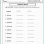Compound Word Worksheet Grade 2