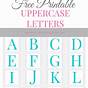 Free Printable Alphabet